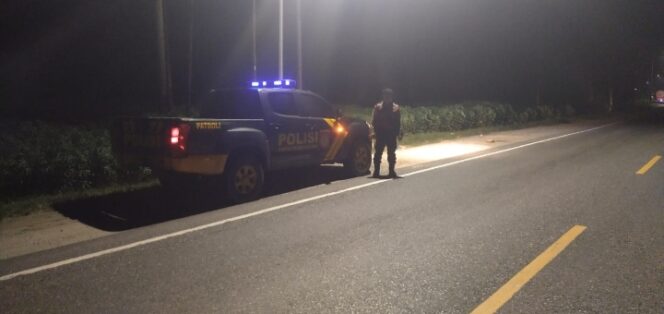 
					Personil Sat Samapta Polres Batu Bara Melaksanakan Giat Patroli Kota Presisi Blue Light Roda-4, guna mengantisipasi terjadinya 3C dan kejahatan