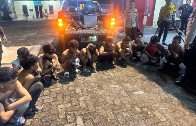 
					Polrestabes Medan Amankan 11 Pelaku Tawuran Pemuda