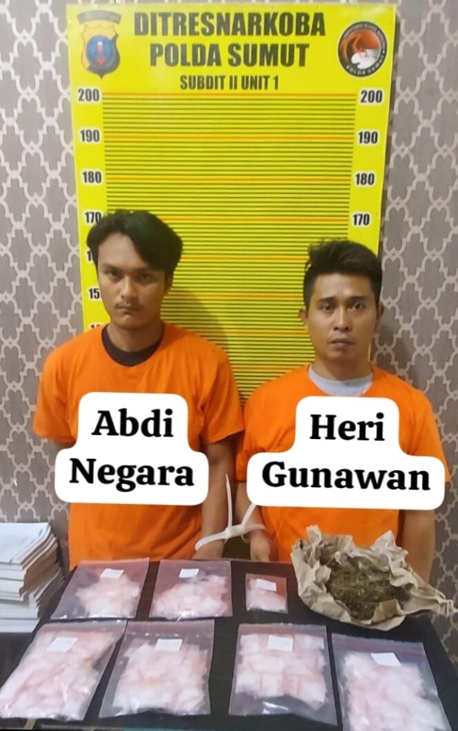
					Polda Sumut Bongkar Jaringan Narkoba di Siantar: 515 Paket Sabu dan Ganja Yang Siap Edar Diamankan