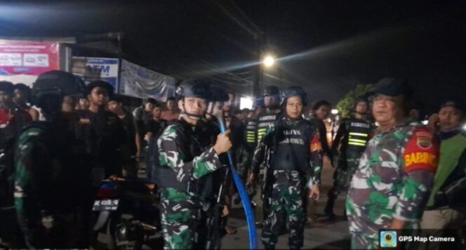 
					Tim Patroli Anti Kejahatan Jalanan Kodam I/BB Gagalkan Tawuran Antar Geng Motor di Marendal