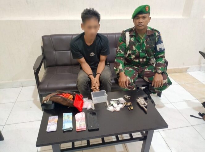 
					Jajaran Kodam I/BB Ringkus Pengedar Narkoba Bersenjata Api rakitan di Serdang Bedagai