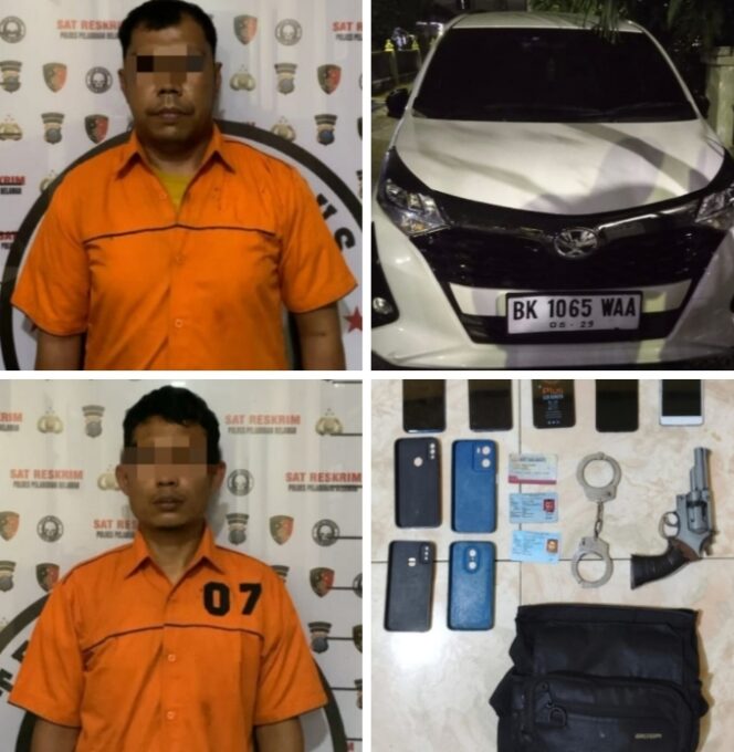 
					Dua Polisi Gadungan Pelaku Perampokan berhasil di amankan Polisi