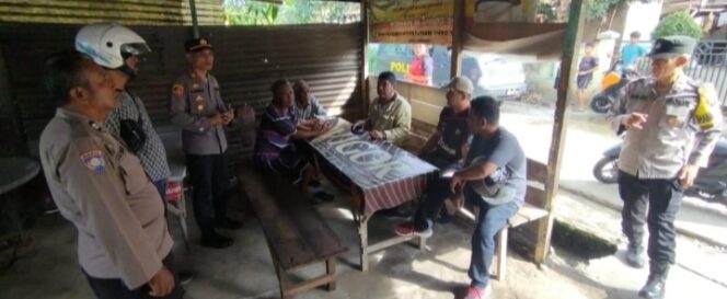 
					Polsek Namorambe sweeping lokasi Perjudian