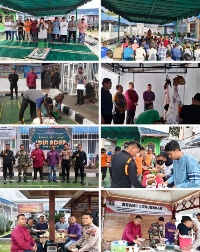 
					Rutan Tarutung Selenggarakan Sholat Idul Adha Bersama Warga Binaan, Dilanjutkan Pemotongan Hewan Kurban dan Makan Bersama