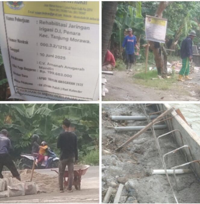 
					Kadis SDA Deli Serdang Bungkam Rehabilitasi Jaringan Irigasi DI Penara Diduga Asal Jadi