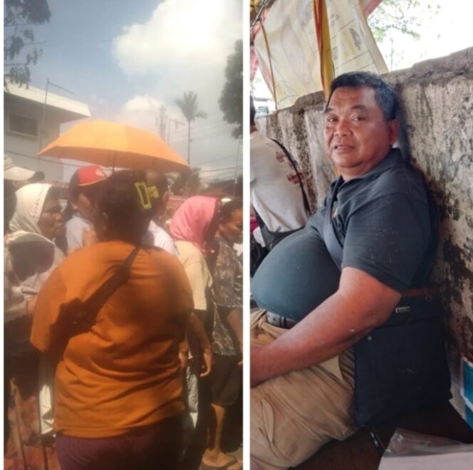 
					Wartawan berunit Polda membagi Rezeki Jumat barokah kepada orang kurang mampu Pembagian rezeki
