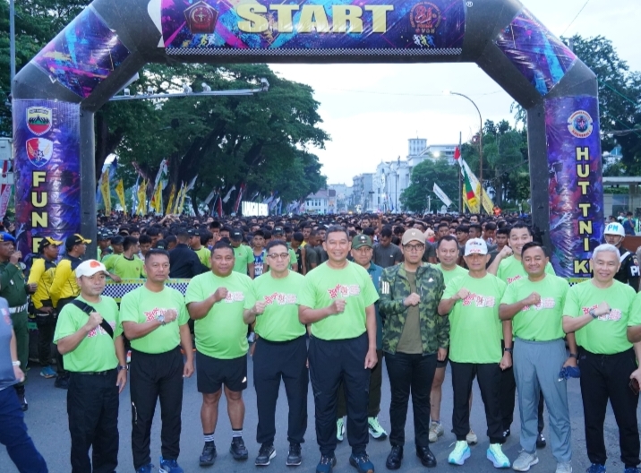 Pangdam I/BB Lepas 20 Ribu Peserta Fun Run 5K HUT ke-81 TNI di Medan